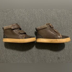 Toddler Boy Brown Boots. Hardly Worn. Size 8